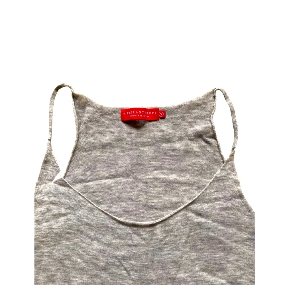 N:Philanthropy Knit Sleeveless Tank Top Women Color Gray Size S - Picture 4 of 6